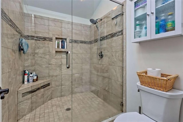 502 Cottage Crest Dr, Clarkesville, GA 30523 - full bath with a shower stall and toilet