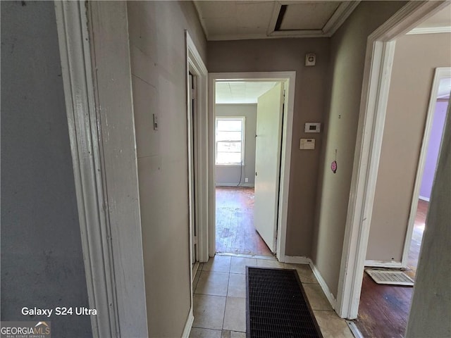 1243 Hill St NW, Conyers, GA 30012 - hall with light tile patterned floors