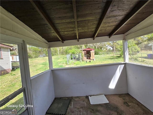 1243 Hill St NW, Conyers, GA 30012 - view of unfurnished sunroom