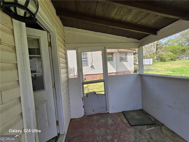 1243 Hill St NW, Conyers, GA 30012 - view of unfurnished sunroom
