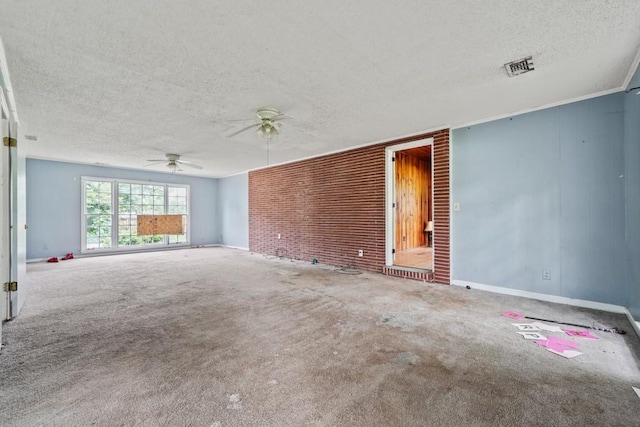10 Shadburn Ferry Rd, Buford, GA 30518 - carpeted spare room with a textured ceiling and ceiling fan