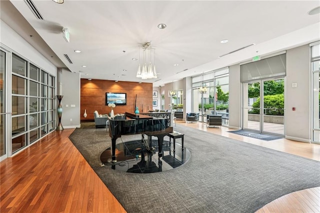 711 Cosmopolitan Dr NE Unit 802, Atlanta, GA 30324 - dining space with wood finished floors, recessed lighting, and a chandelier