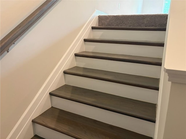 view of staircase