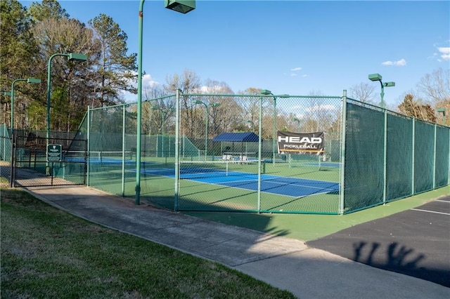 view of sport court