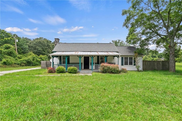 3517 Plunkett Rd, Stonecrest, GA 30038 - view of front of house featuring a porch and a chimney