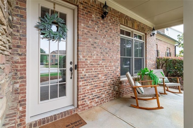 1771 Silvergrass Ln, Grayson, GA 30017 - entrance to property featuring covered porch and brick siding