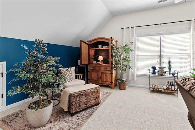 1771 Silvergrass Ln, Grayson, GA 30017 - sitting room featuring lofted ceiling and carpet