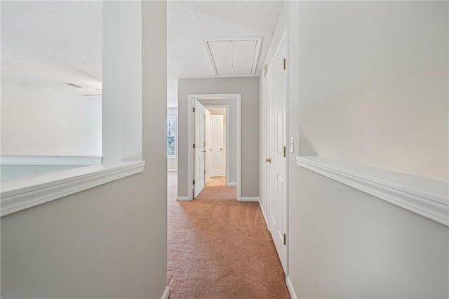 237 Raventree Ln, Griffin, GA 30224 - corridor with attic access and carpet