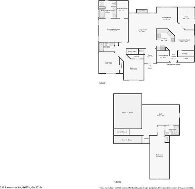 237 Raventree Ln, Griffin, GA 30224 - view of property floor plan