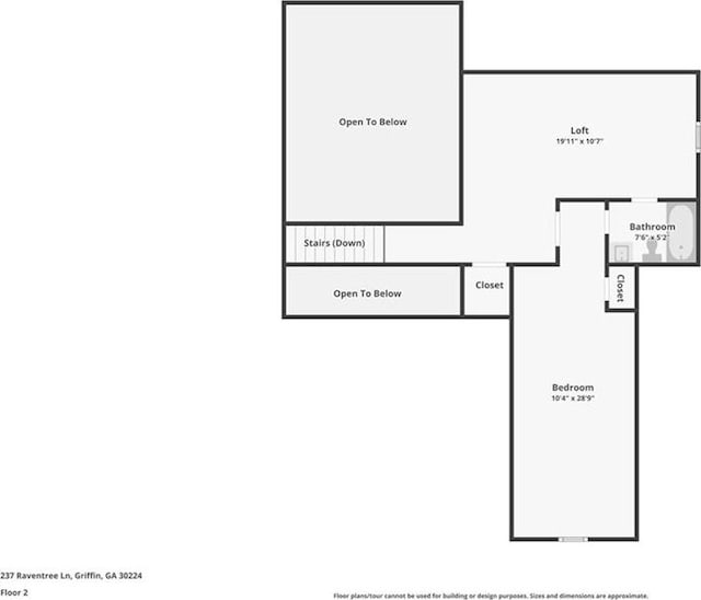 237 Raventree Ln, Griffin, GA 30224 - view of room layout