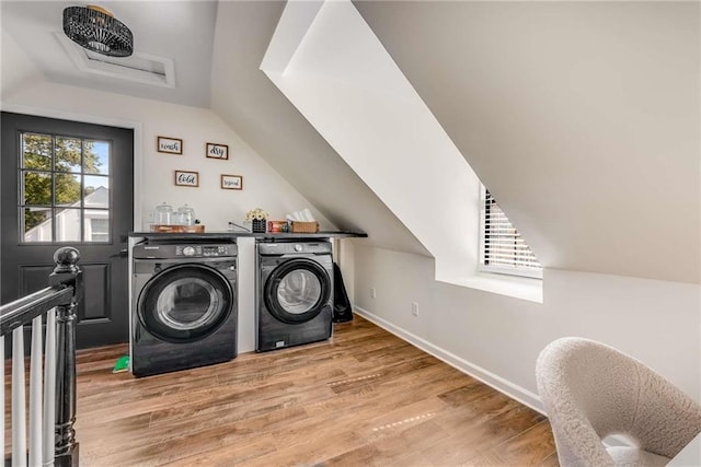 1471 Hardin Dr, College Park, GA 30337 - washroom featuring washer and dryer and wood finished floors