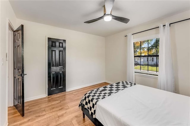 1471 Hardin Dr, College Park, GA 30337 - bedroom featuring light wood-style floors and ceiling fan