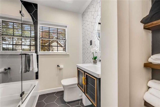 1471 Hardin Dr, College Park, GA 30337 - bathroom featuring tile patterned flooring, vanity, and shower / tub combination