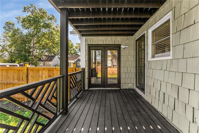 1471 Hardin Dr, College Park, GA 30337 - deck with french doors