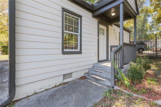 view of property entrance