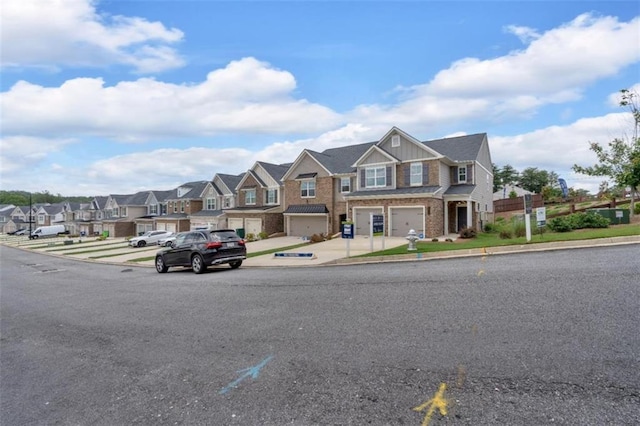 1311 Park Center Cir, Austell, GA 30168 - view of asphalt street with a residential view, curbs, and sidewalks