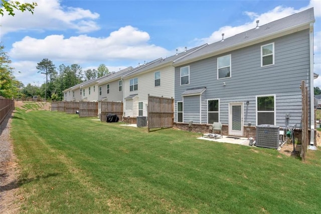1311 Park Center Cir, Austell, GA 30168 - rear view of house with a fenced backyard and a patio