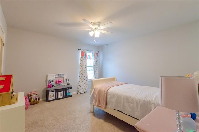 6828 New Fern Ln, Flowery Branch, GA 30542 - bedroom with carpet flooring and a ceiling fan