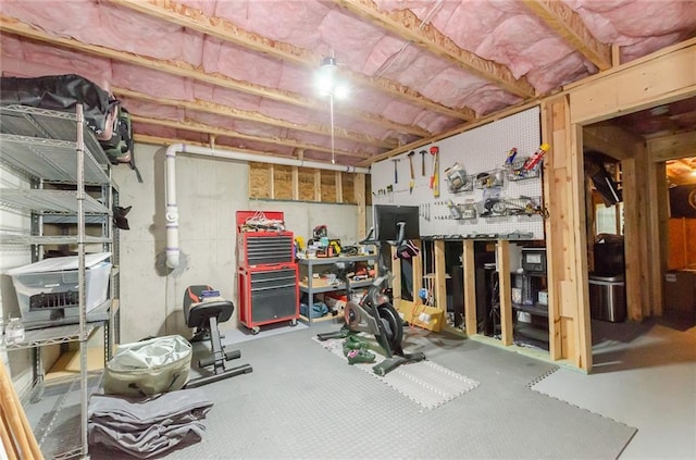 6828 New Fern Ln, Flowery Branch, GA 30542 - view of unfinished basement