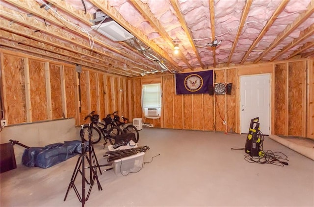 6828 New Fern Ln, Flowery Branch, GA 30542 - basement with cooling unit