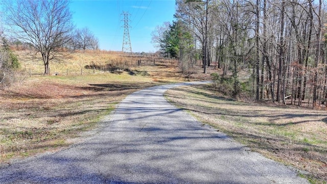 view of road