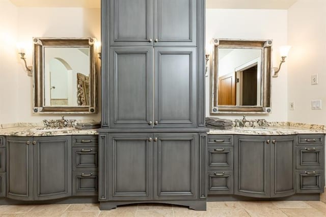 full bath featuring vanity