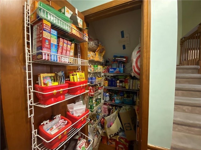 view of pantry