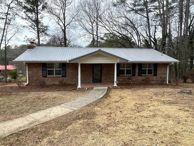 view of ranch-style house