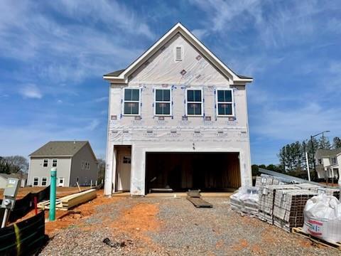 exterior space featuring a garage