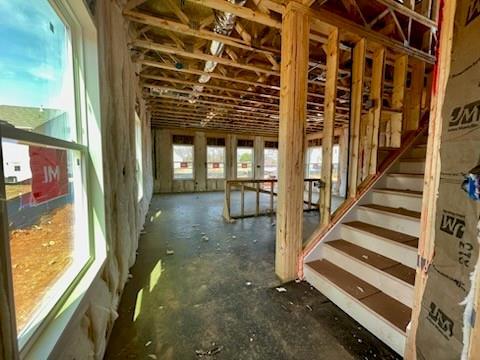 miscellaneous room featuring stairway