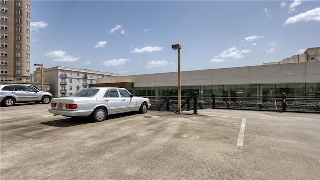 view of car parking