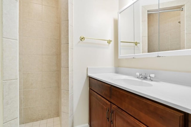 4400 Hickory Wood Ln, Atlanta, GA 30360 - bathroom featuring vanity and tiled shower