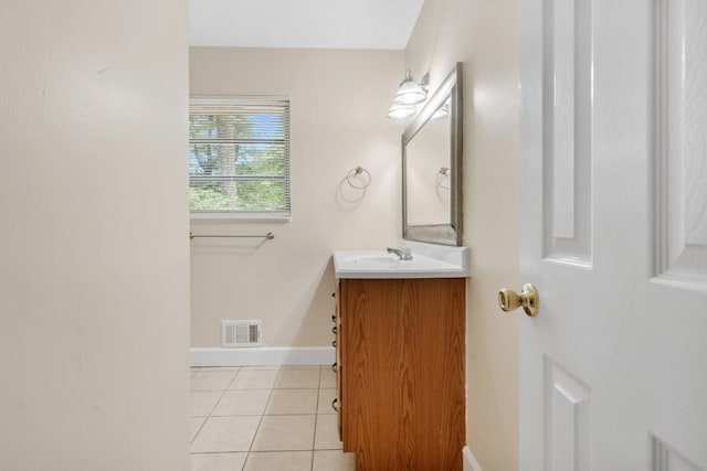 4400 Hickory Wood Ln, Atlanta, GA 30360 - bathroom featuring vanity, tile patterned floors, and baseboards