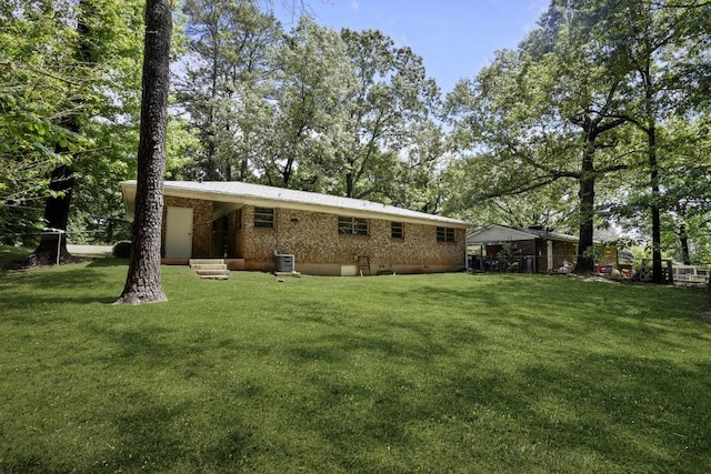 4400 Hickory Wood Ln, Atlanta, GA 30360 - back of property featuring central AC unit