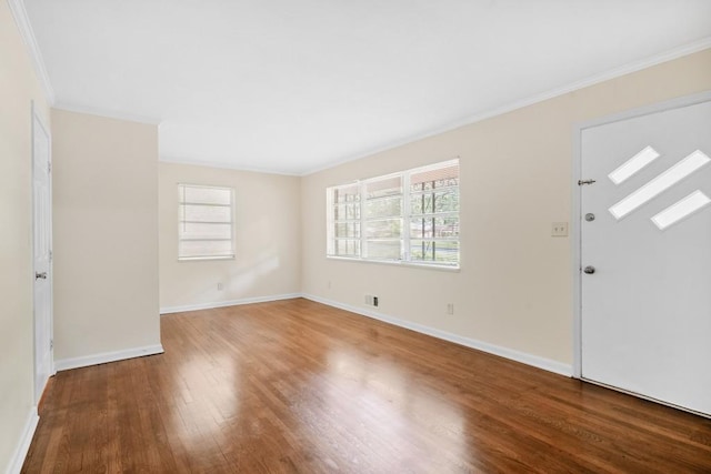 4400 Hickory Wood Ln, Atlanta, GA 30360 - entrance foyer featuring crown molding, wood finished floors, and baseboards
