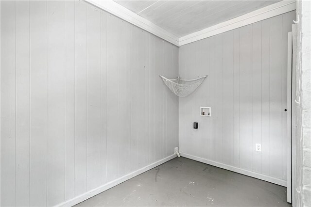131 Lively St, Norcross, GA 30071 - washroom with hookup for a washing machine, baseboards, and ornamental molding