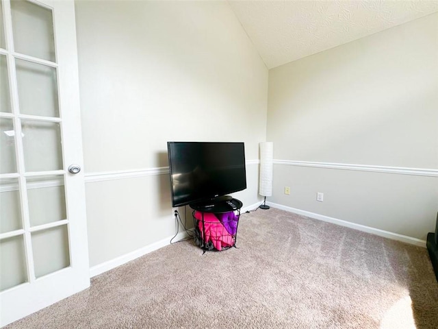 320 Kentshire, Lawrenceville, GA 30044 - interior space with lofted ceiling and a textured ceiling