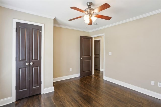 full bath featuring double vanity, a sink, crown molding, and a shower stall