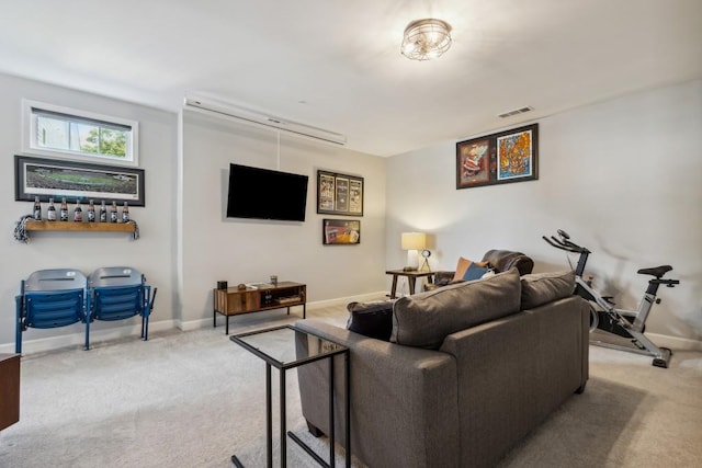 243 Retreat Ln, Canton, GA 30114 - carpeted living area featuring baseboards