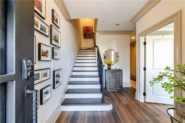 661 Auburn Ave NE Unit 10, Atlanta, GA 30312 - staircase featuring wood finished floors