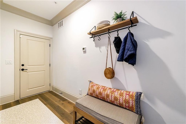 661 Auburn Ave NE Unit 10, Atlanta, GA 30312 - mudroom with dark wood-style floors and baseboards
