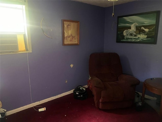 10199 Starr St SW, Covington, GA 30014 - living area with carpet flooring and baseboards