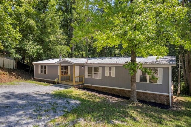 6235 Akins Way, Cumming, GA 30041 - view of front of house with metal roof