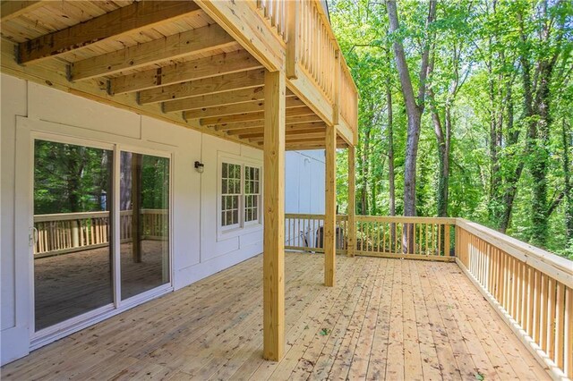 view of deck