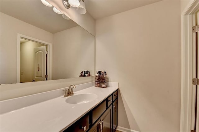 4191 Secret Shoals Way, Buford, GA 30518 - bathroom featuring vanity and baseboards