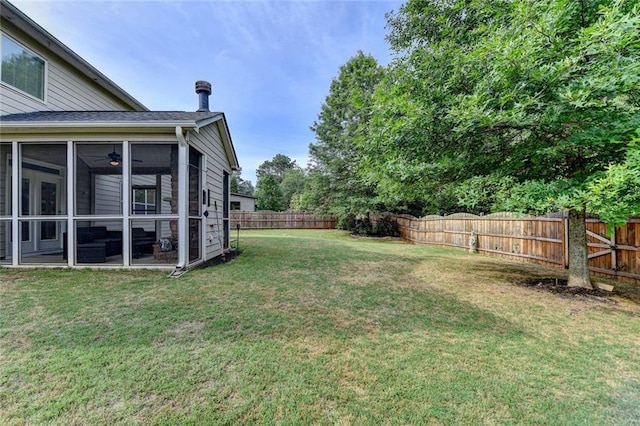 4191 Secret Shoals Way, Buford, GA 30518 - view of yard featuring a sunroom