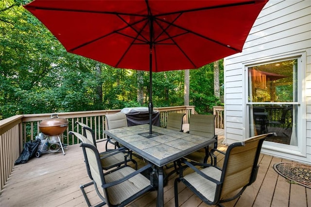 1304 Carrington Way, Lawrenceville, GA 30044 - wooden deck with outdoor dining space