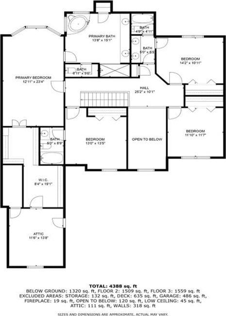 1304 Carrington Way, Lawrenceville, GA 30044 - home floor plan