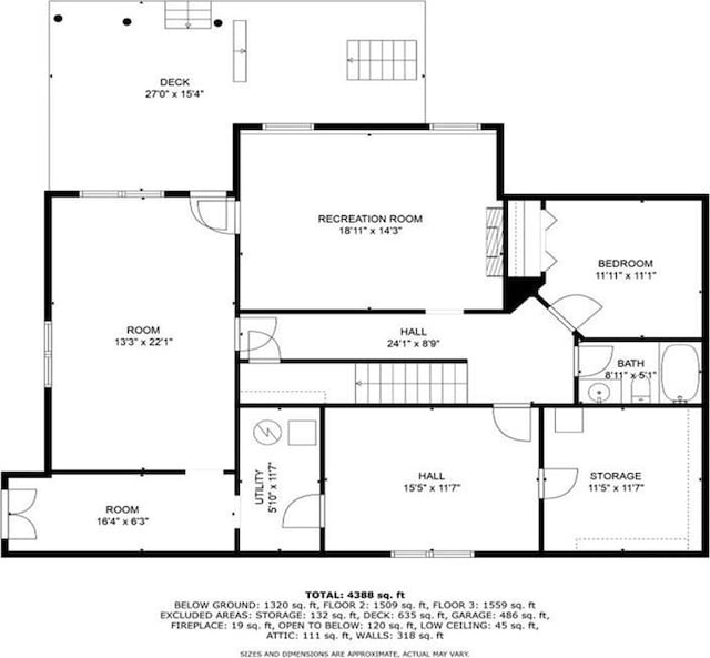1304 Carrington Way, Lawrenceville, GA 30044 - property floor plan