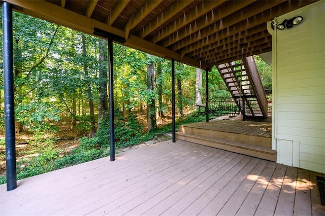 1304 Carrington Way, Lawrenceville, GA 30044 - wooden deck featuring stairway